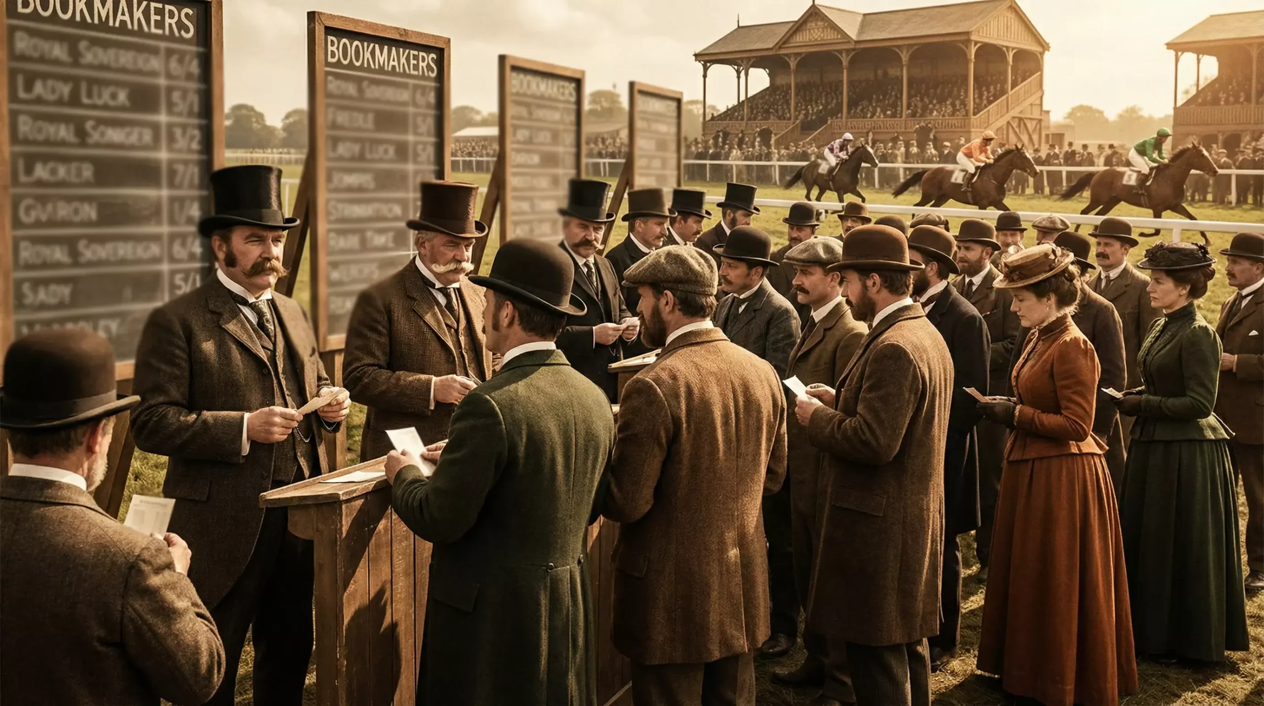 History of starting price in British horse racing from Victorian betting rings