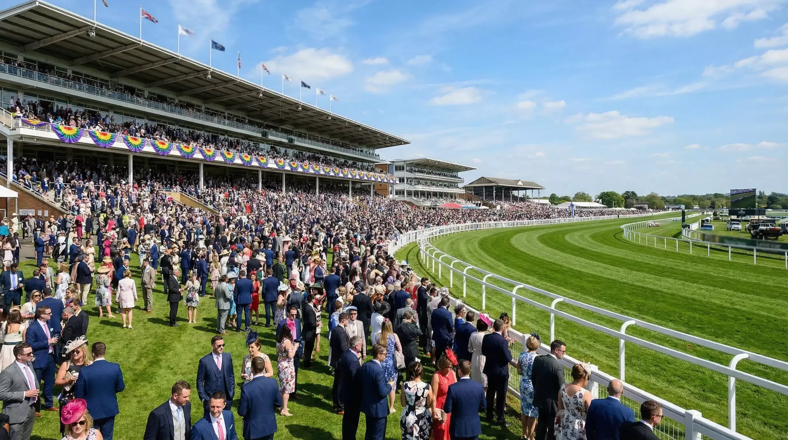 Crowds returning to a UK racecourse with over five million attendees in 2025